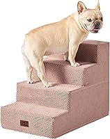 Vista 37 de EHEYCIGA Escaleras para perros pequeños de 16.5" de altura, escalones de 3 peldaños extra anchos para perros para sofá y silla, escalones