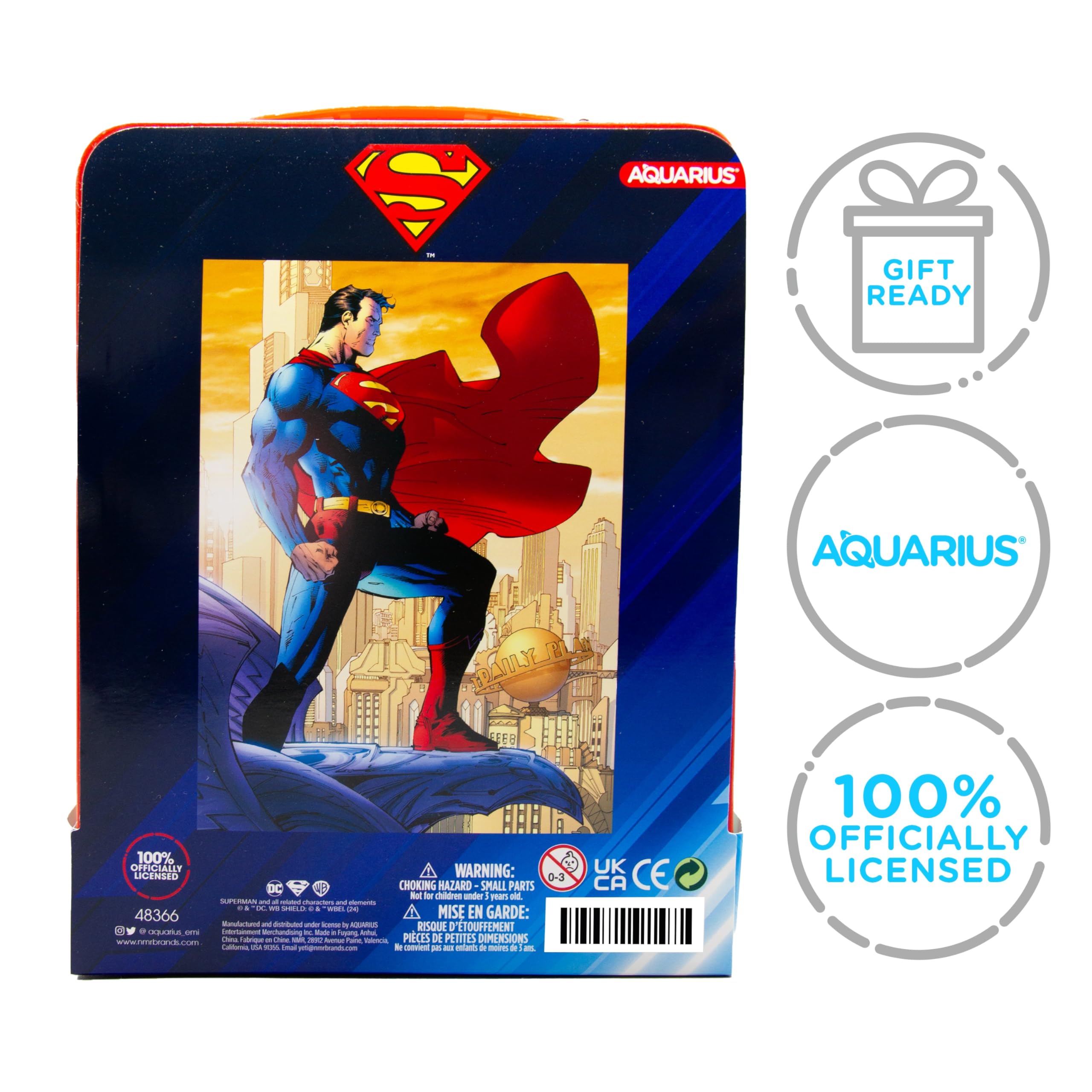 Amazon.com: Aquarius Superman Retro 500pc Puzzle with Fun Box