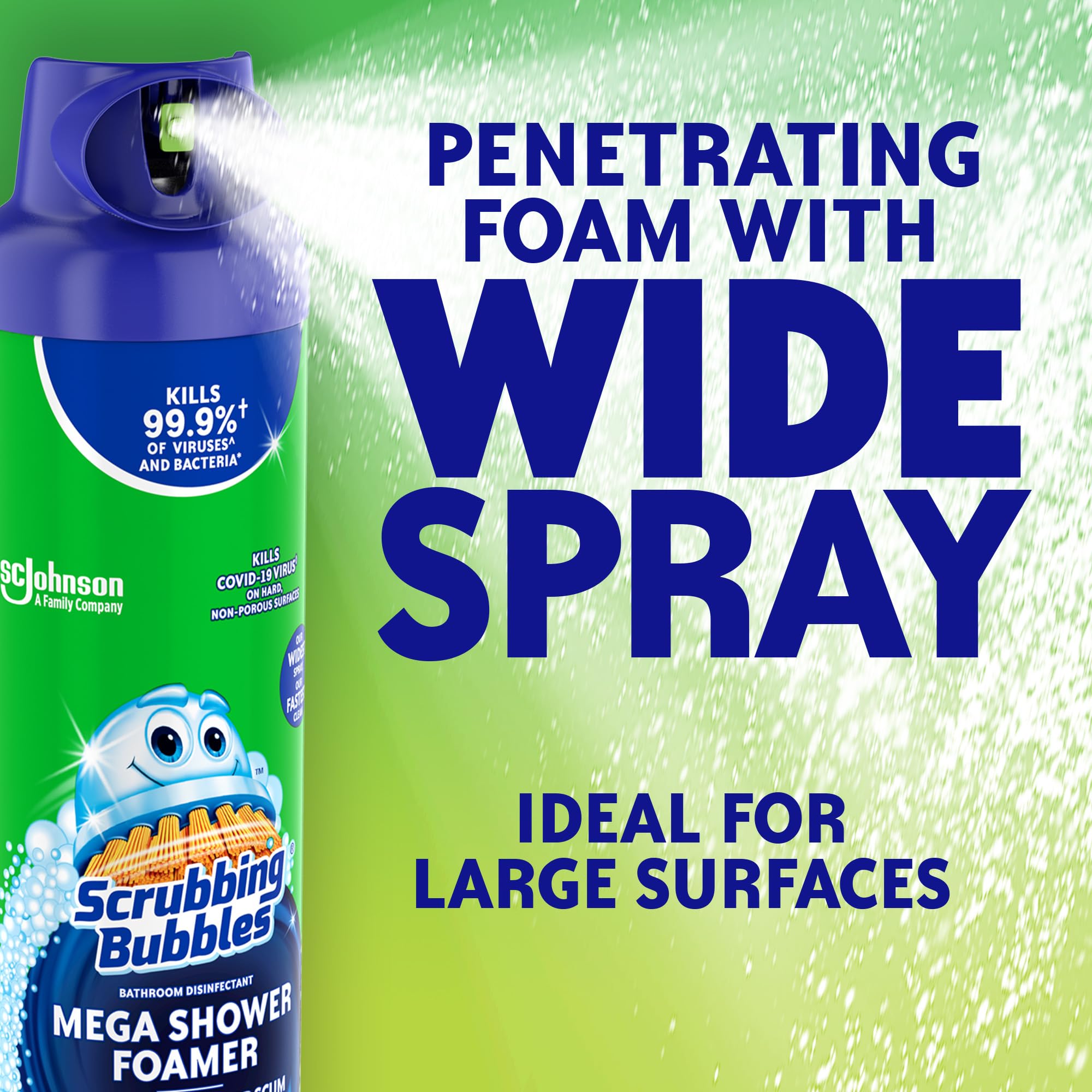 20oz Pack of 2 Bathroom and Shower Foamer Aerosol A236075