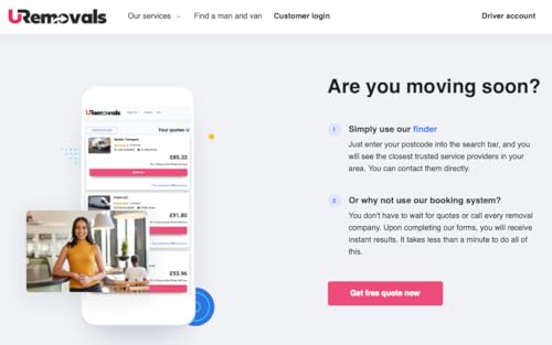 URemovals - Man with a Van Comparison UK