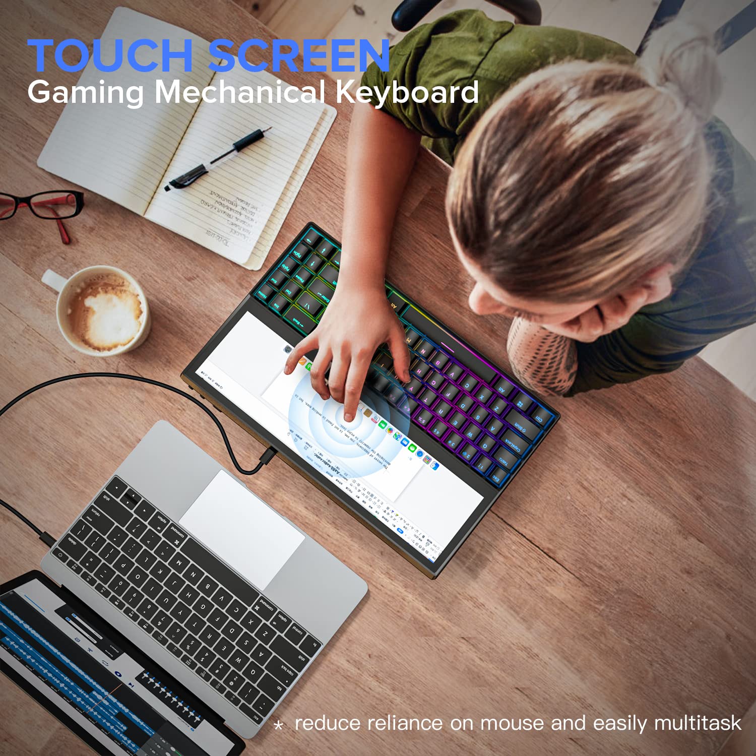 Amazon | JJTechGiant タッチスクリーン ゲーミング メカニカル