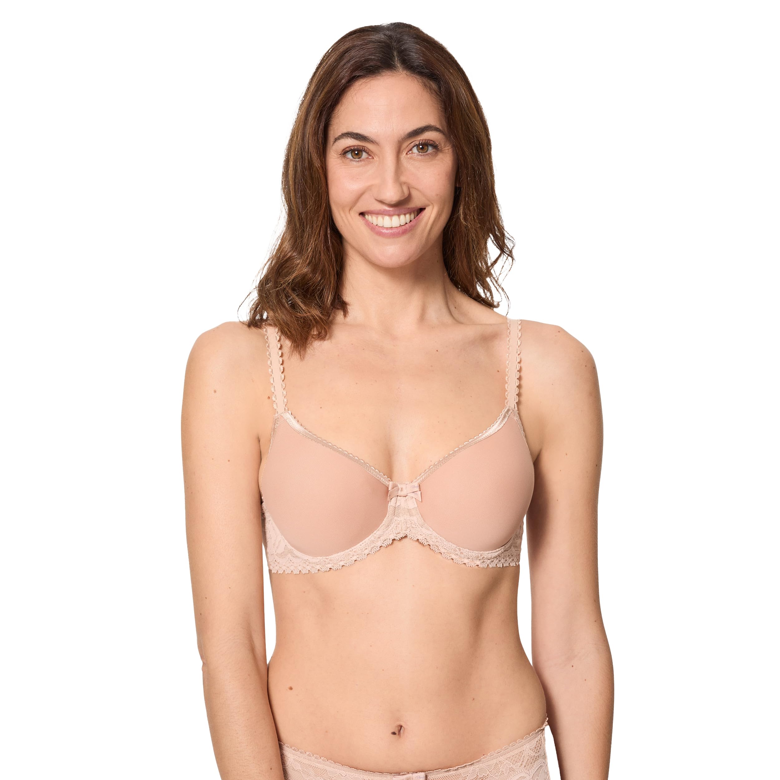 Playtex Bra Flower Elegance Spacer Underwire Women x1, Skin, 34B