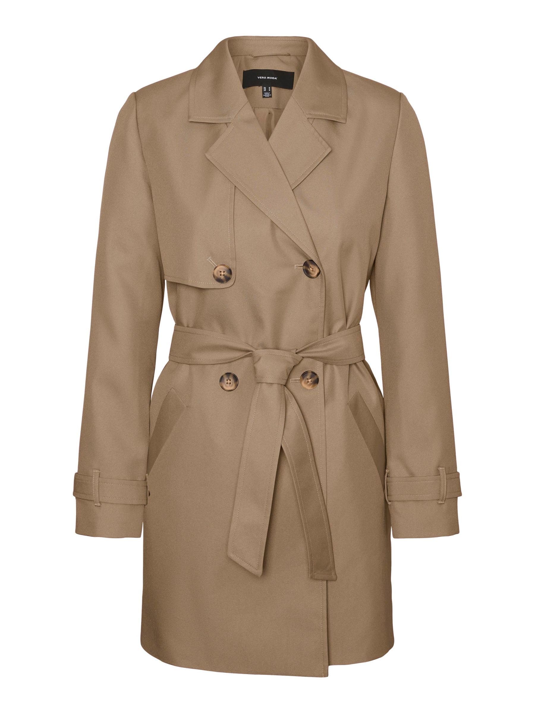 VERO MODA VMCELESTE Female Trench Coat, Tigers Eye, L