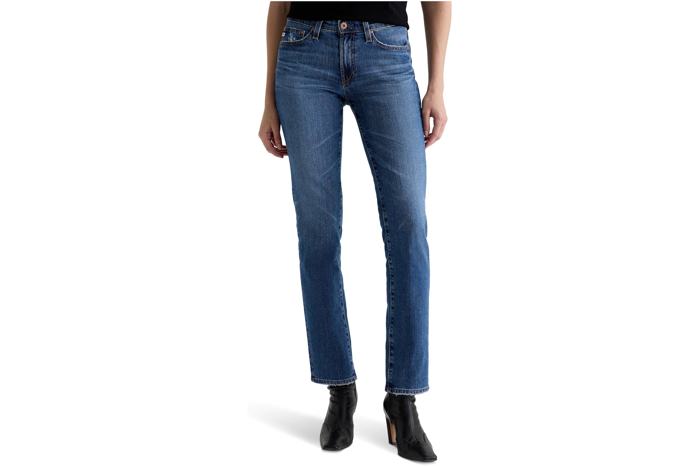 Джинсы AG Jeans Sandra Low Rise Slim Straight In 15 Years Prague