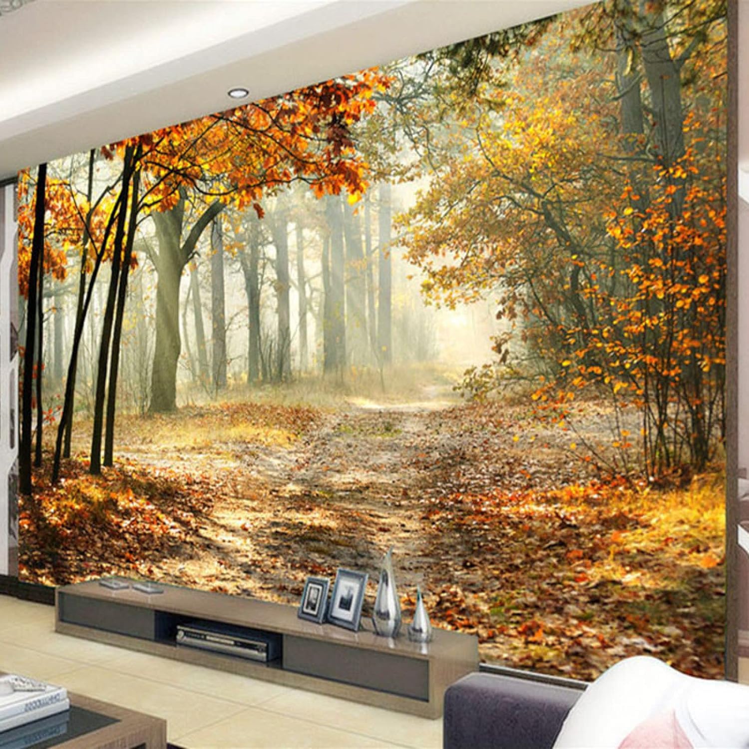 Carta Da Parati 3D Murale Paesaggio 416(W) X254(H) Cm Peel And Stick Poster Da Parete Rimovibile Tv Sfondo Decorativo Wall Art Wall Art Per La Camera Dei Soggiorno Camera Da Letto-149581
