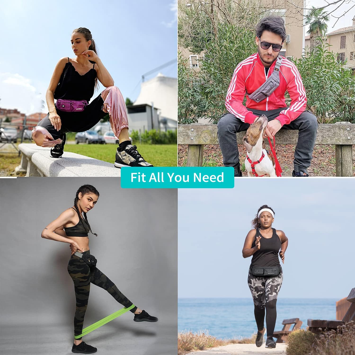 Fanny Pack Travel Bum Bag Running Belt 
