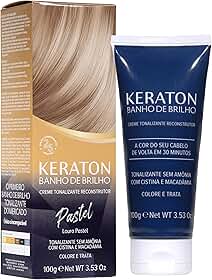 Keraton Tonalizante Banho de brilho 100g Pastel Louro