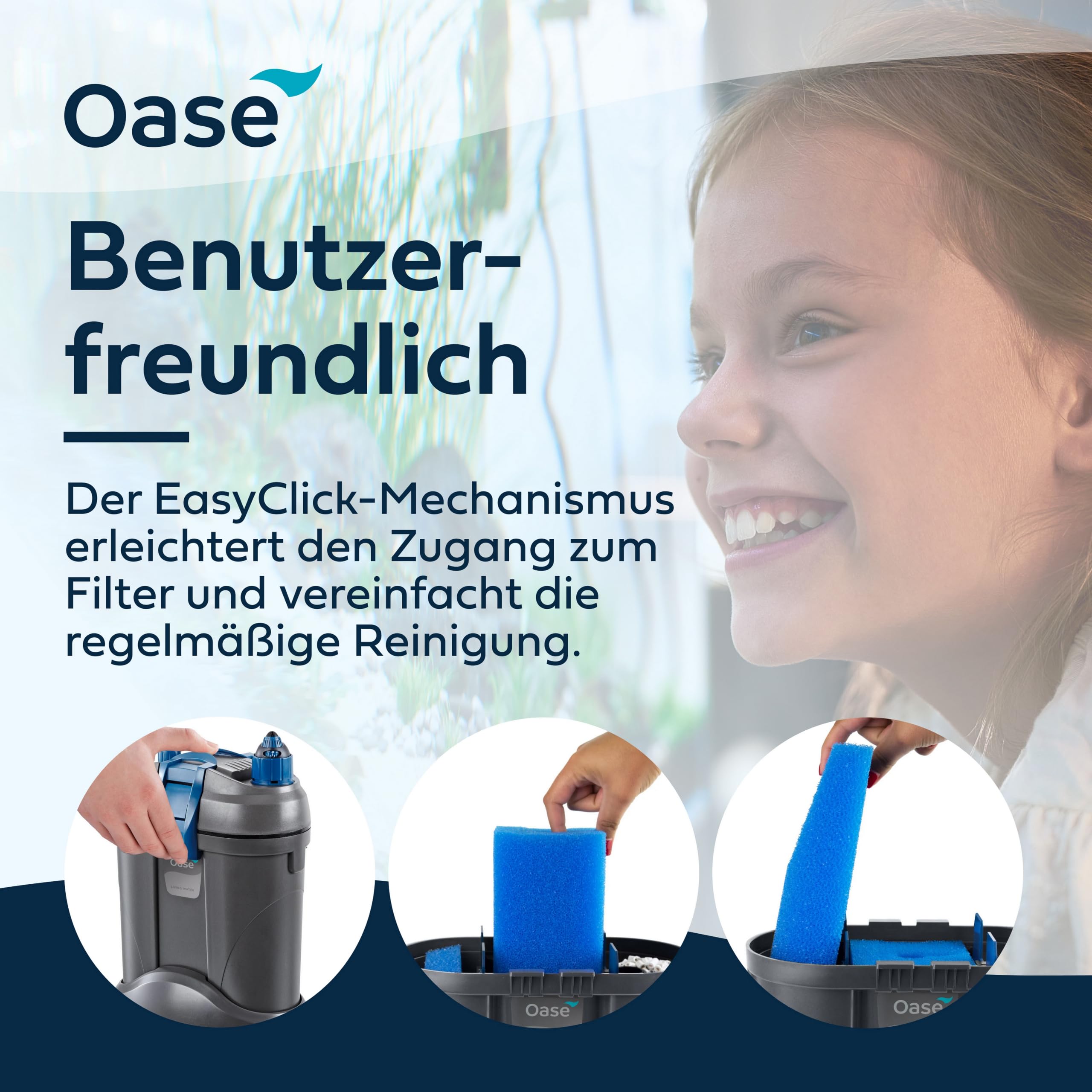 OASE 42667 FiltoSmart Thermo 100, Aquarium Außenfilter mit Heizer 100 W, für Süß- und Meerwasser, bis 100 L
