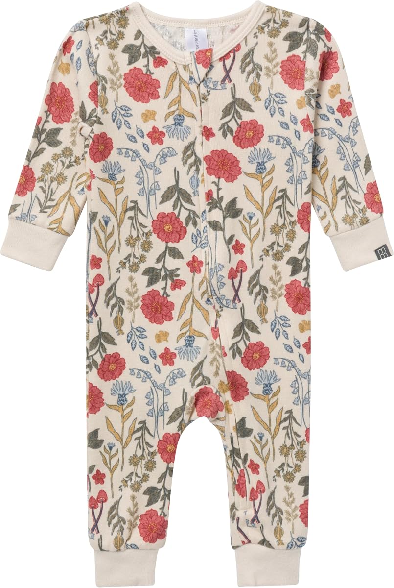 Modern Moments by Gerber Baby Boys & Girls Hacci Footless Pajamas