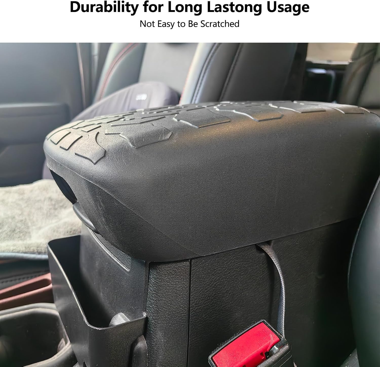 Center Console Cover Lid Fit for 2020 2021 2022 2023 2024 2025 2026 Jeep Wrangler JL JLU 2018 2019 Gladiator JT Waterproof Armrest Cover Protector Pet Pad Interior Accessories