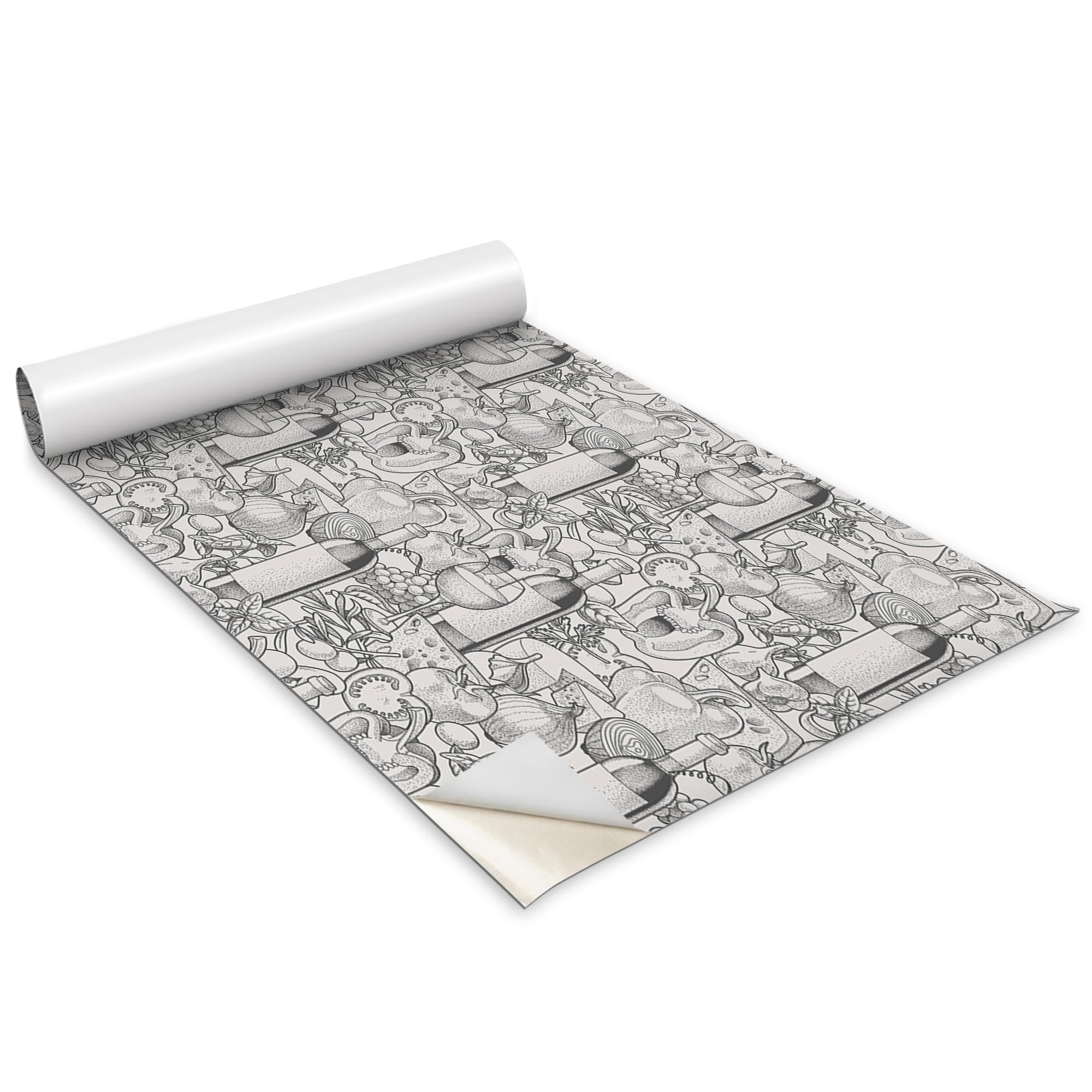 Papel pintado para muebles vinilo autoadhesivo cubre imperfecciones cocina mate vino