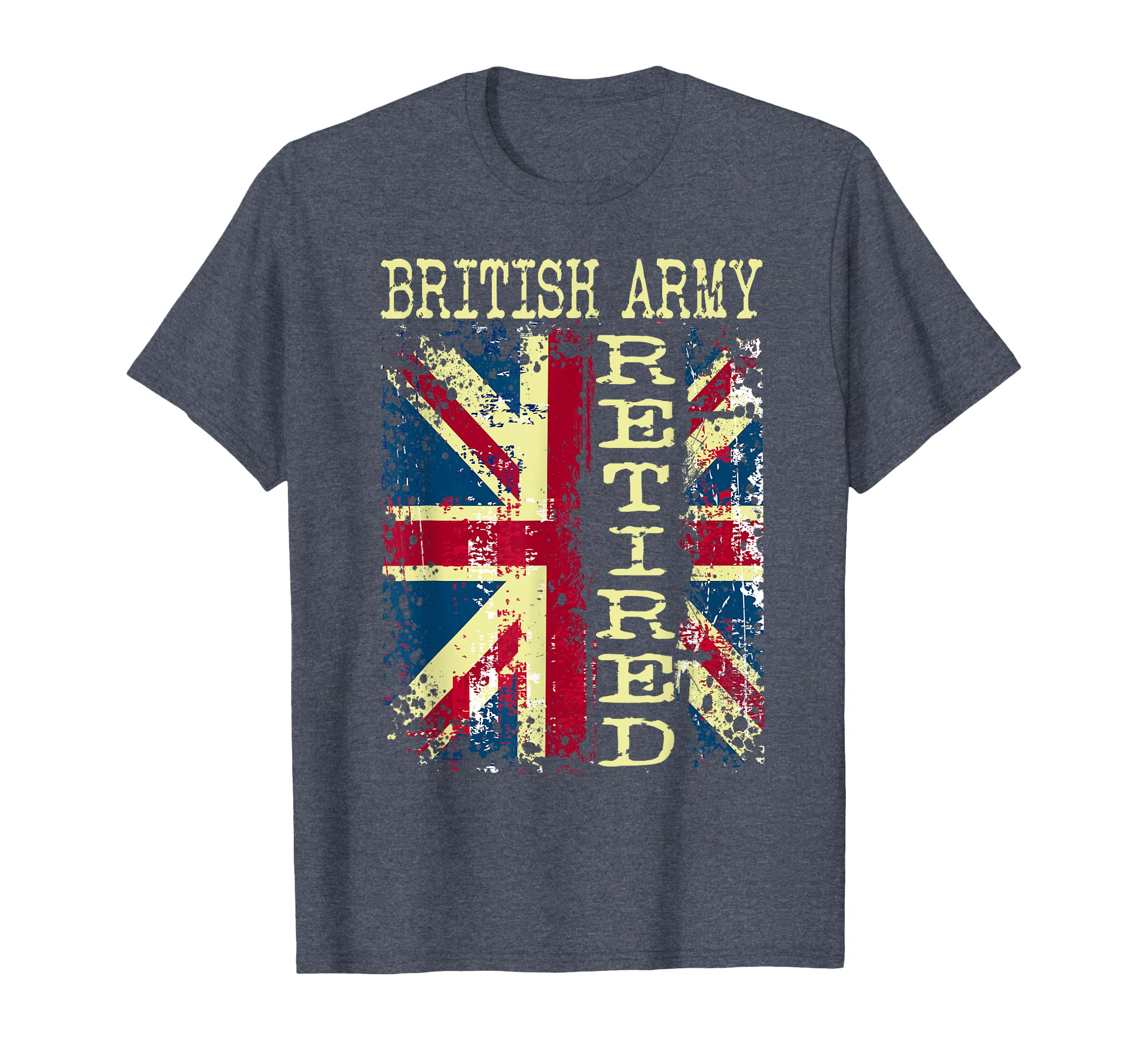 Retired British Army | UK Flag Military Veteran T-Shirt T-Shirt