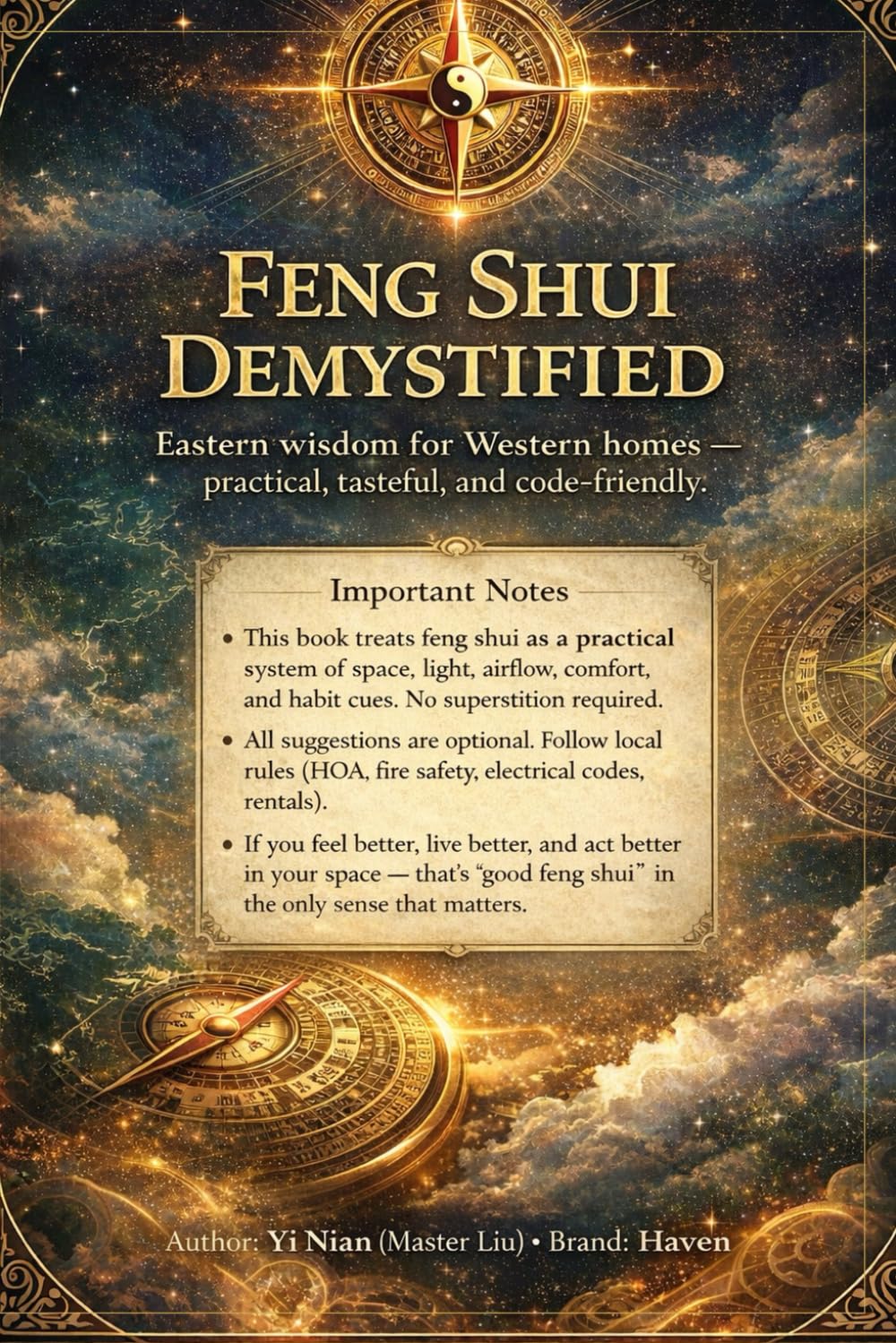 Feng Shui Demystified: Eastern wisdom for Western homes — practical, tasteful, and code‑friendly. (Feng Shui Demystified: Mastering Your Home and Office Layout)