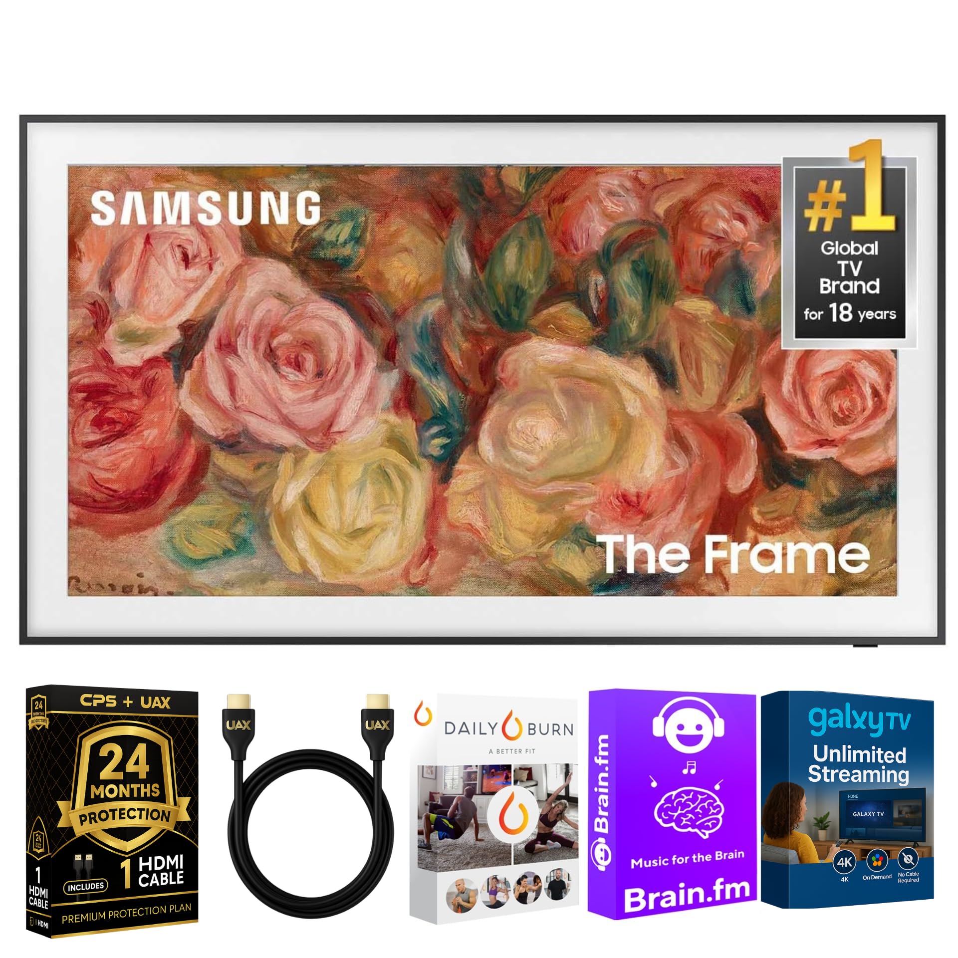 テレビ Cosmabgd Amazon.com: Samsung 65-Inch The Frame LS03D QLED 4K Smart TV
