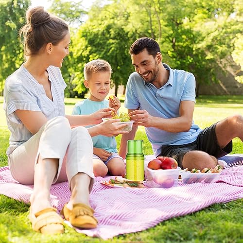 Miniatura 6 de Juego de 1 jarra de agua para mesita de noche, jarra de noche con vaso de cristal, color verde