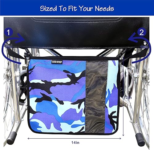 Miniatura 3 de Fundas para bolsas de catéter, soporte para silla de ruedas debajo de la cesta para drenaje urinario, soporte para bolsa de catéter, cesta urinaria