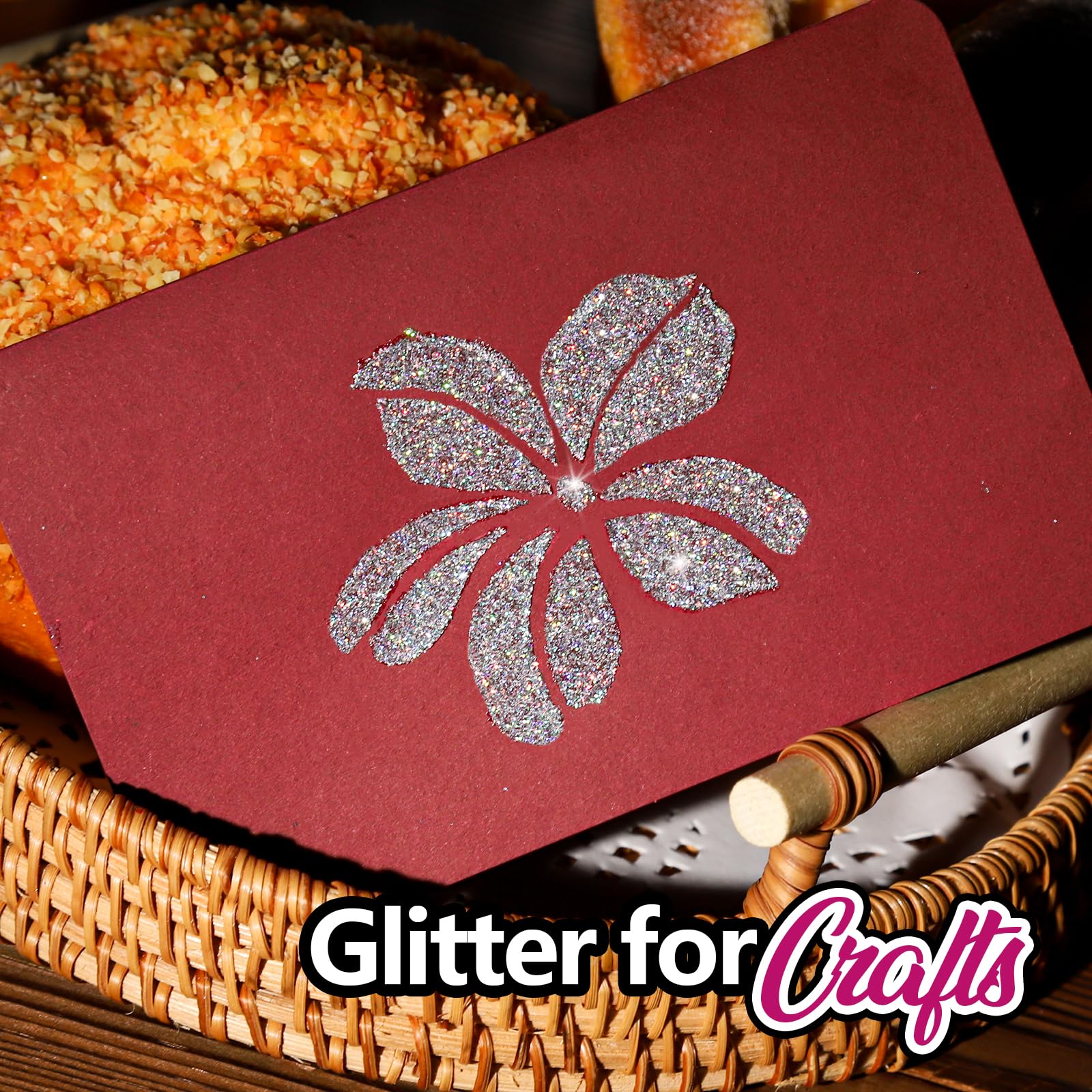 Holographic Silver Glitter - Crafts, Resin & Jewelry -6