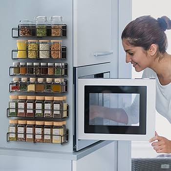 Amazon｜マグネットスパイスラックオーガナイザー 6個パック