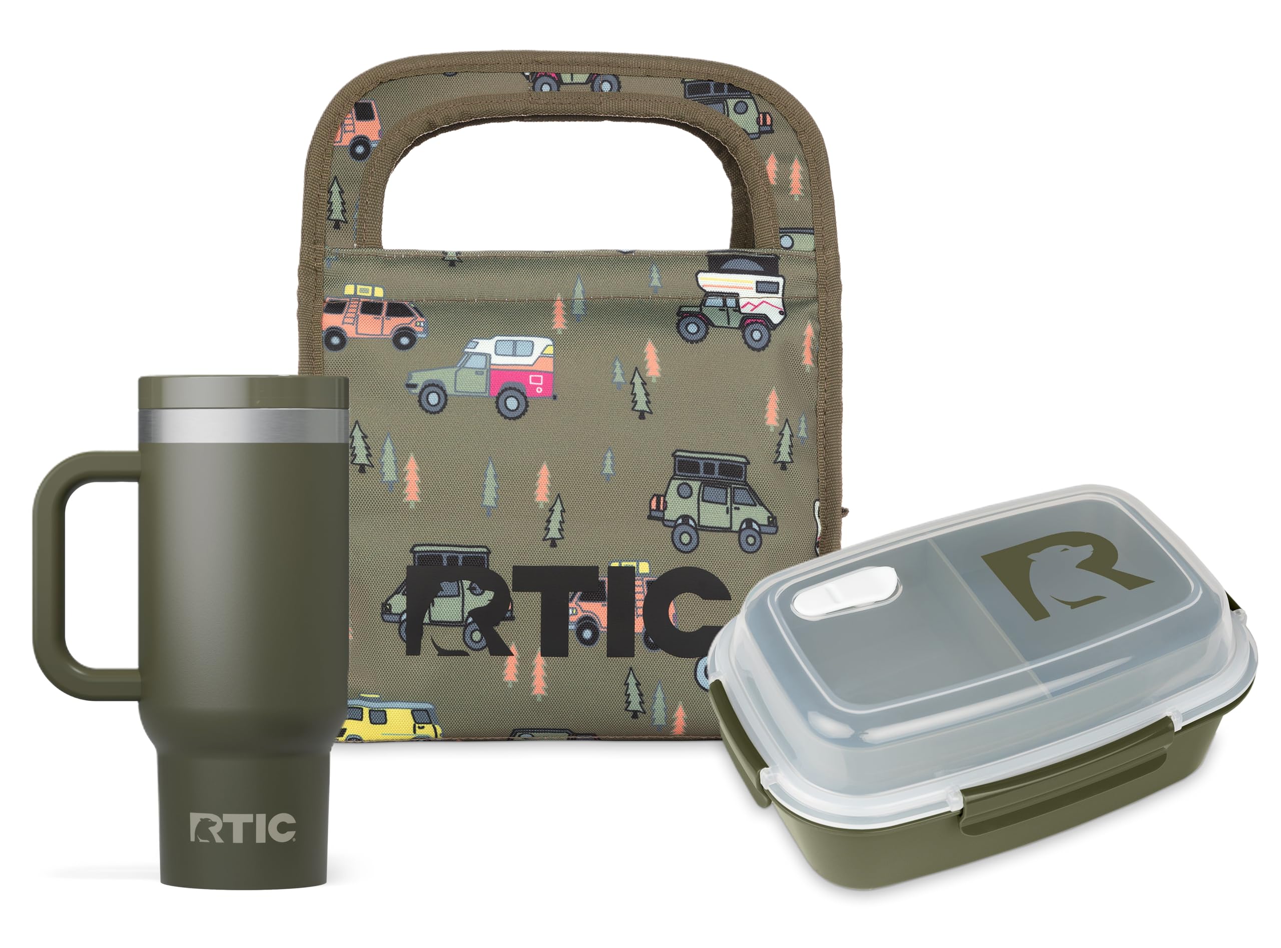 Amazon.com: RTIC Ice Lunch Set - Includes Freezable Lunch Bag and