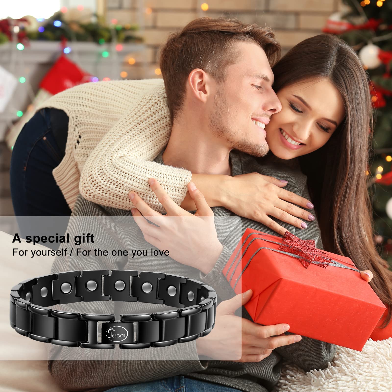 Therapie Armband sicher Ermüdung Linderung magneti... - Grandado Therapie Armband sicher Ermüdung Linderung magneti... - Grandado