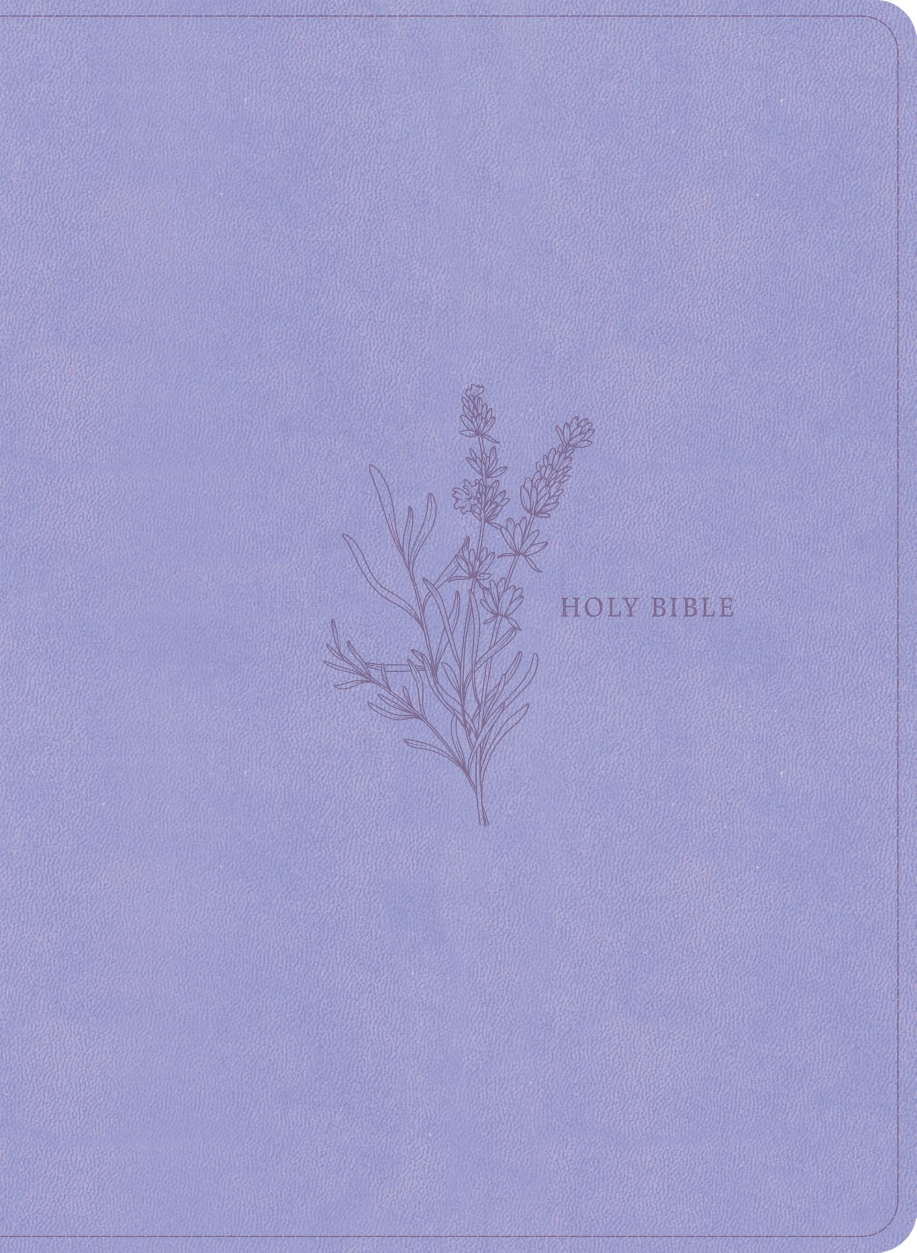 KJV Study Bible, Full-Color, Lavender LeatherTouch