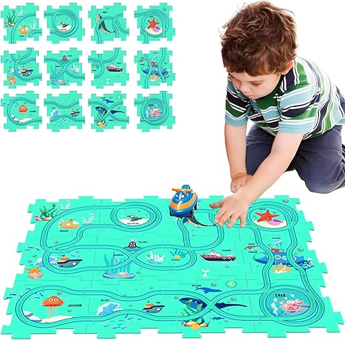 Juego de rompecabezas y pistas, juego de rompecabezas para niños, juguetes educativos para niños y niñas de 3, 4, 5, 6 años, juguete Montessori para
