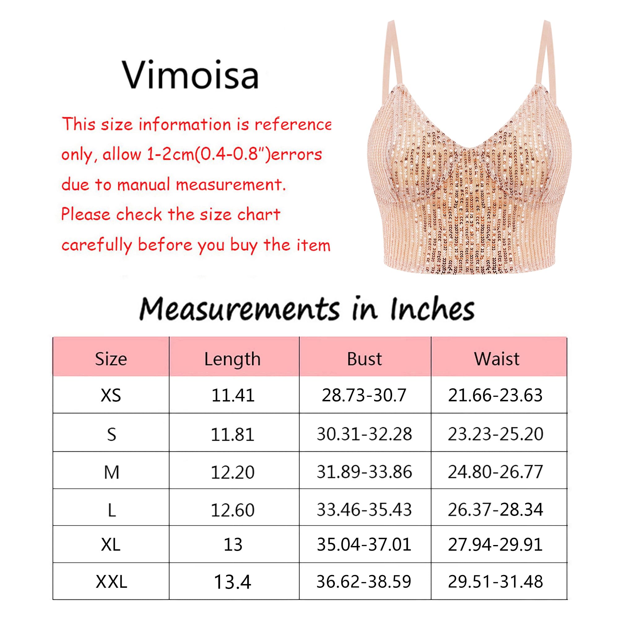 Canottiera da donna riflettente metallizzata, bustier con spalline sottili crop top aderente senza maniche a tubo, camicetta
