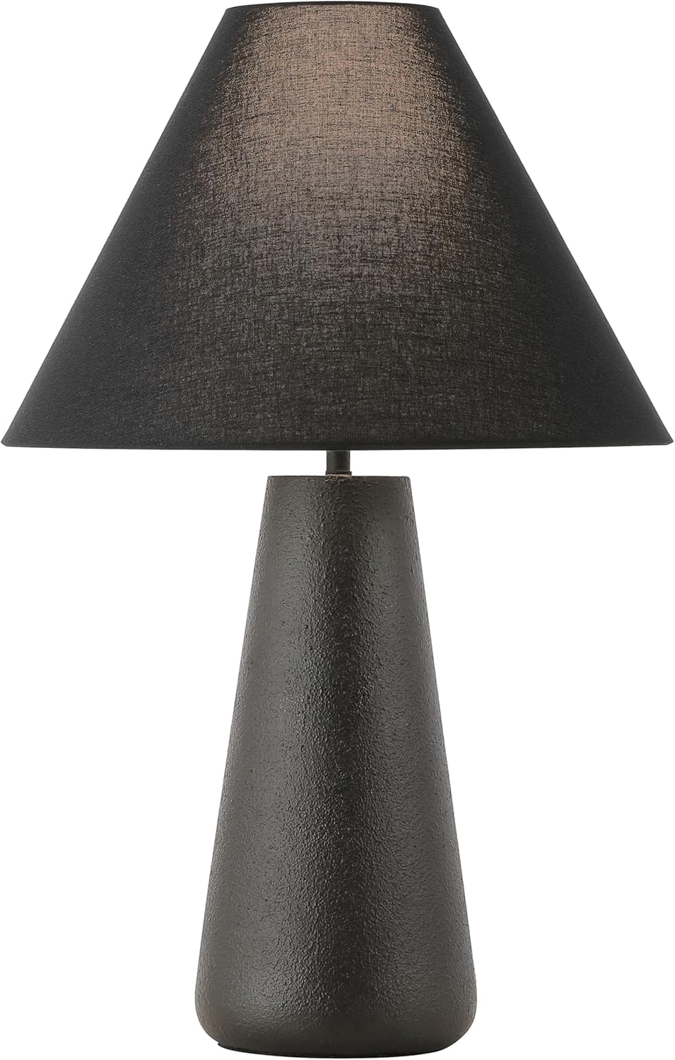 SAFAVIEH Lighting Collection Piper Black Resin 27-inch Table Lamp for Bedroom, Living Room, Home Office, Desk, Nightstand (LED Bulb Included)