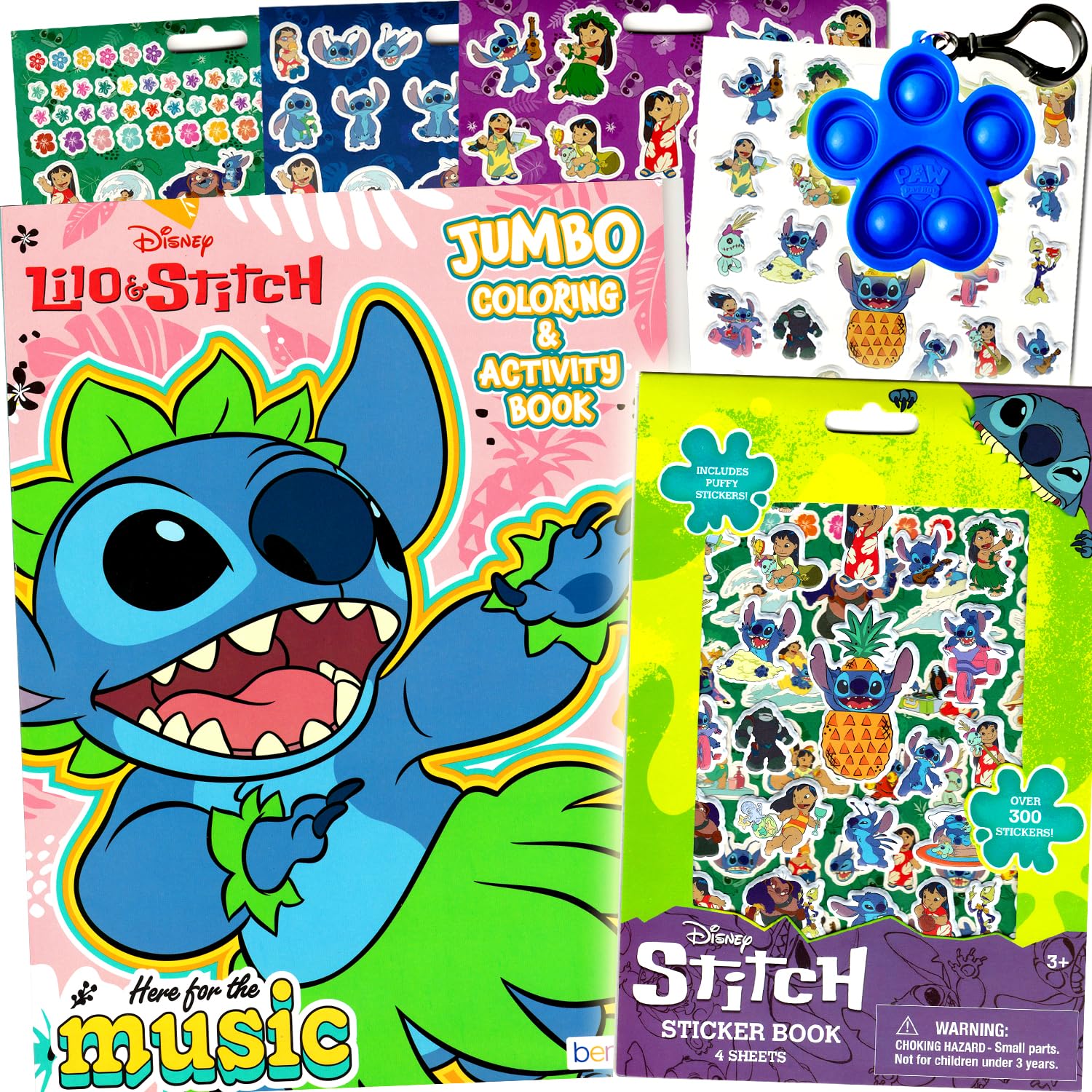 Disney Lilo and Stitch Coloring Activity Book and Sticker Set for Kids