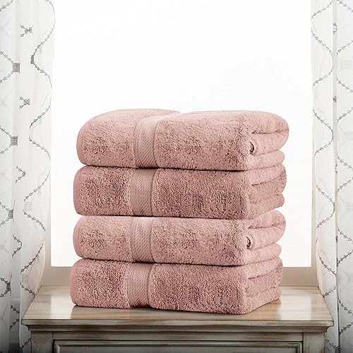 Vista 850 de SUPERIOR - Juego de toallas de algodón egipcio de 28.22 oz/m², incluye 2 toallas de baño, 2 toallas de mano, 2 toallas para la cara, artículos