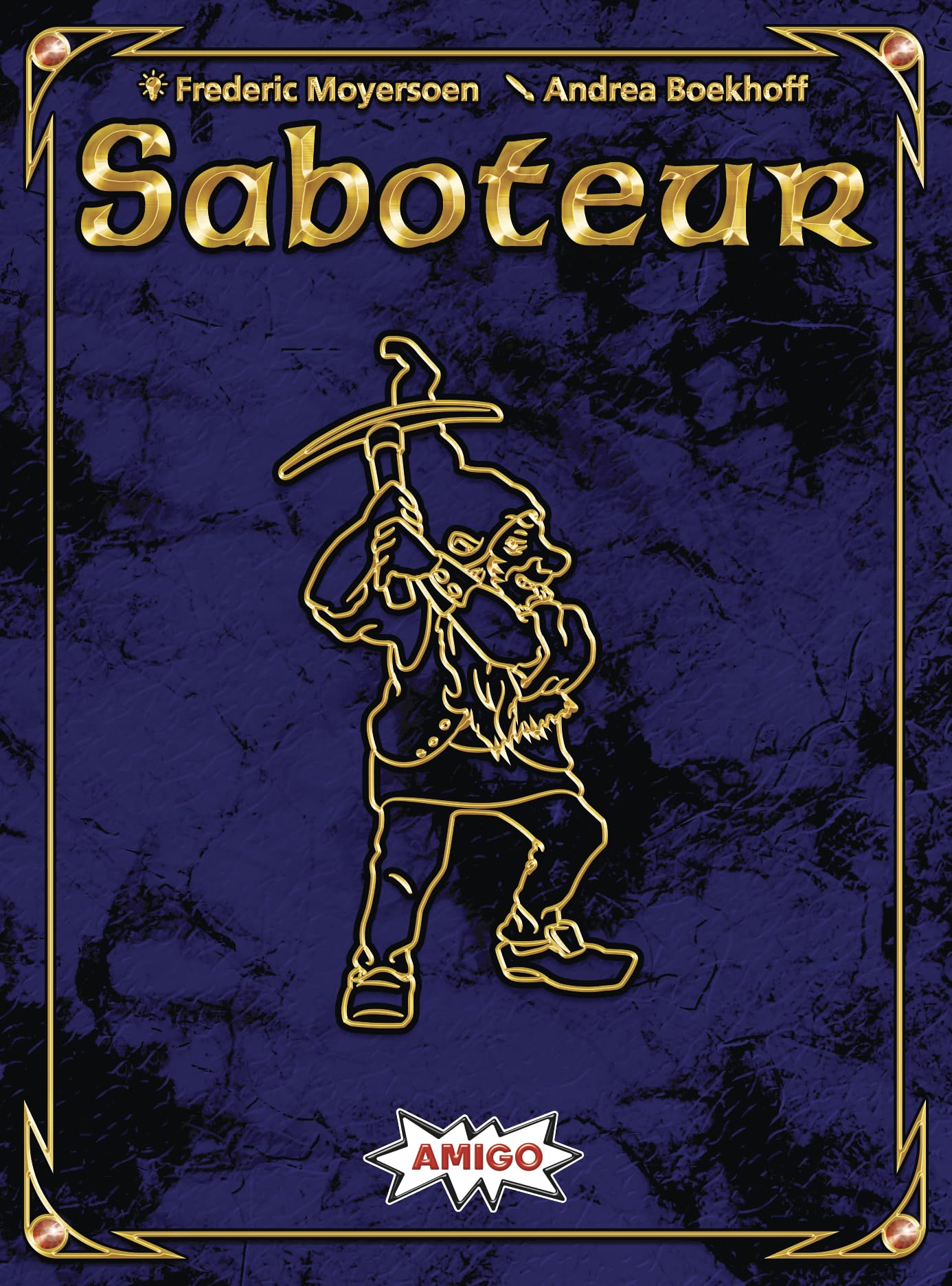 AMIGO 02402 Saboteur, gra planszowa, wydanie 20 lat, wielokolorowy, język niemiecki