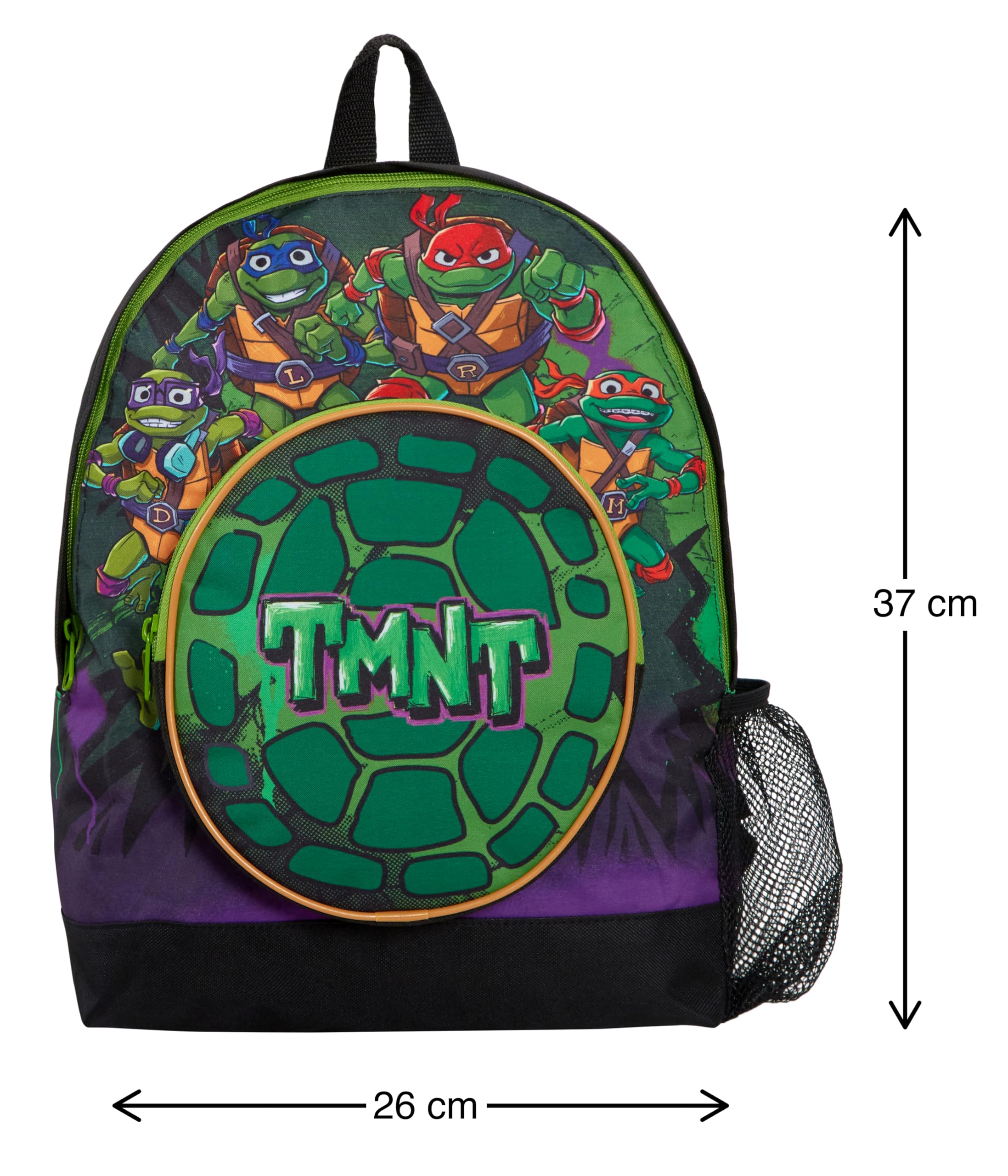 Teenage Mutant Ninja Turtles Plecak + torba na lunch + piórnik 3D Shell zestaw tornistra szkolnego