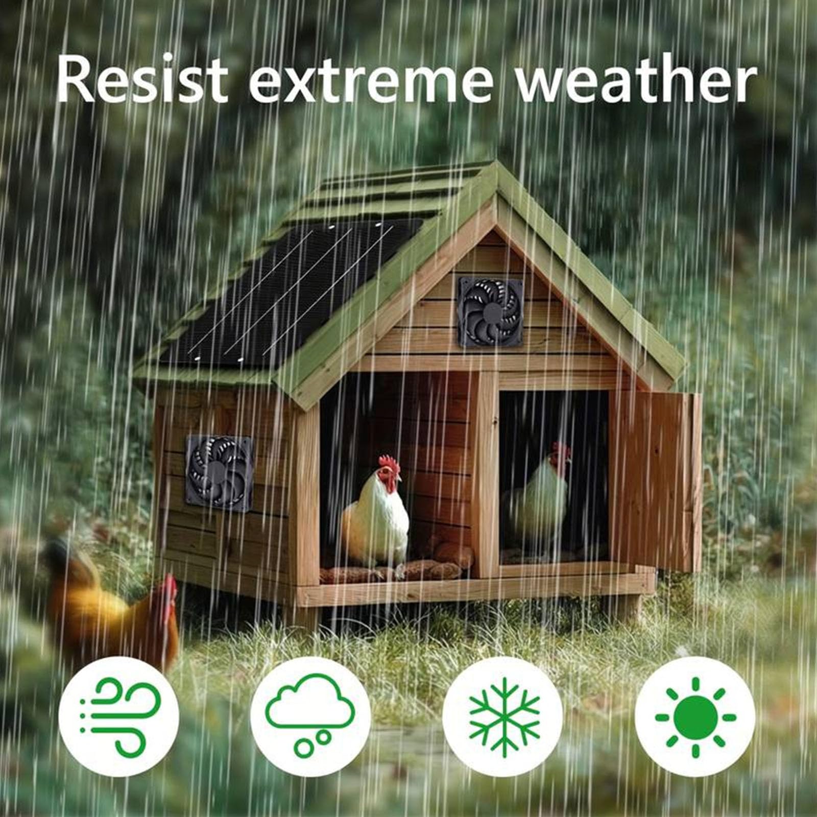 Zestaw wentylatorów solarnych z panelem do szklarni, kurnika, szopy na poddaszu, zasilany naturalnym światłem, cyrkulator powietrza, chłodzenie, przestrzeń dachowa, zestaw wydechowy, pilot