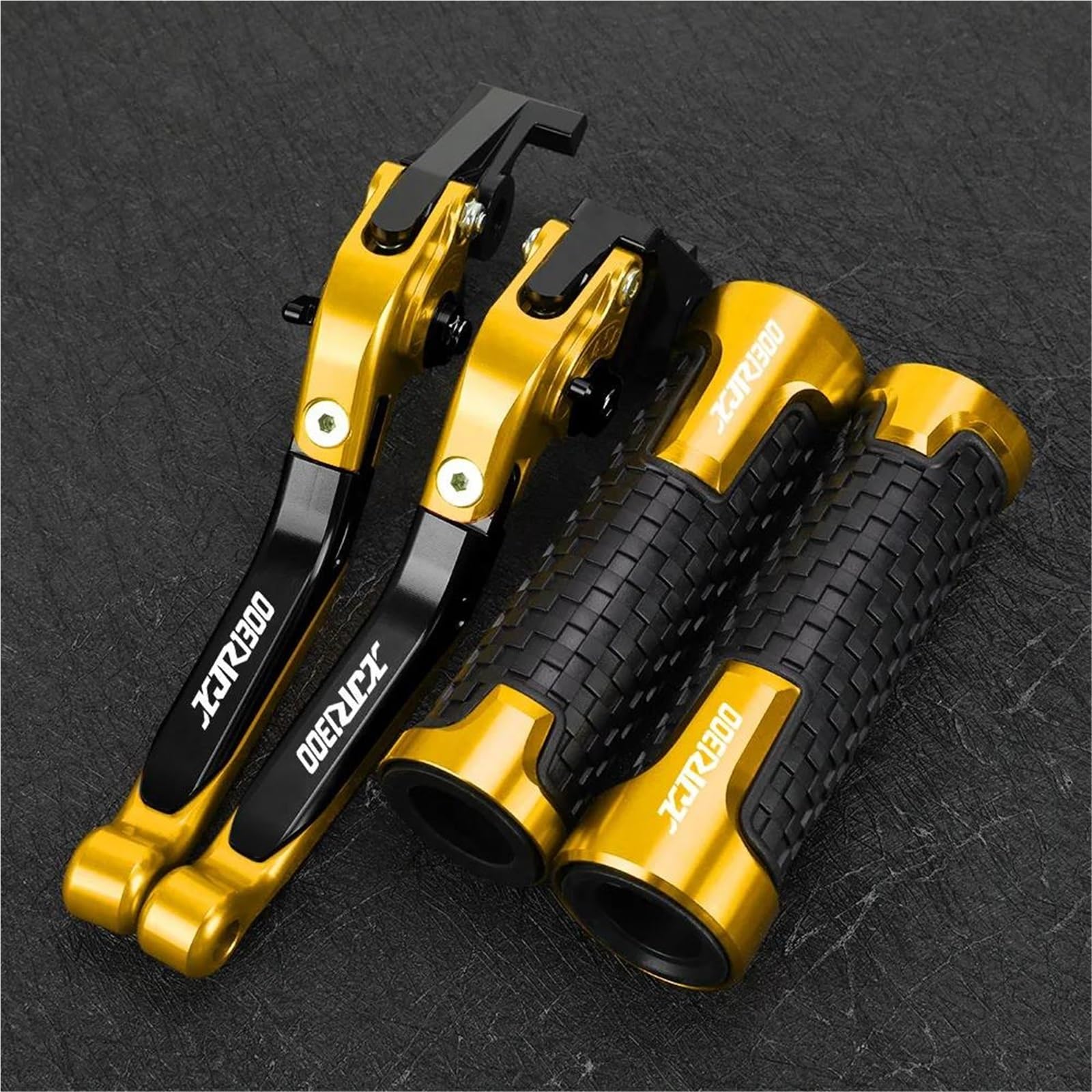 Gquikgw Yellow Replace Motorcycle Brake Clutch Levers Handlebar Controls For Y-Amaha Xjr1300 Xjr 1300 Racer 2004-2016(Yellow)