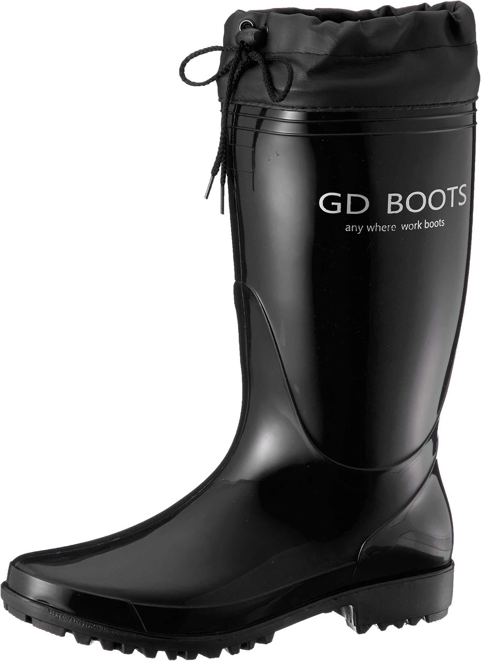 Rain Boots for Commuting, School, Gardening, Work - Long Boots with Cover, PVC, RB-656