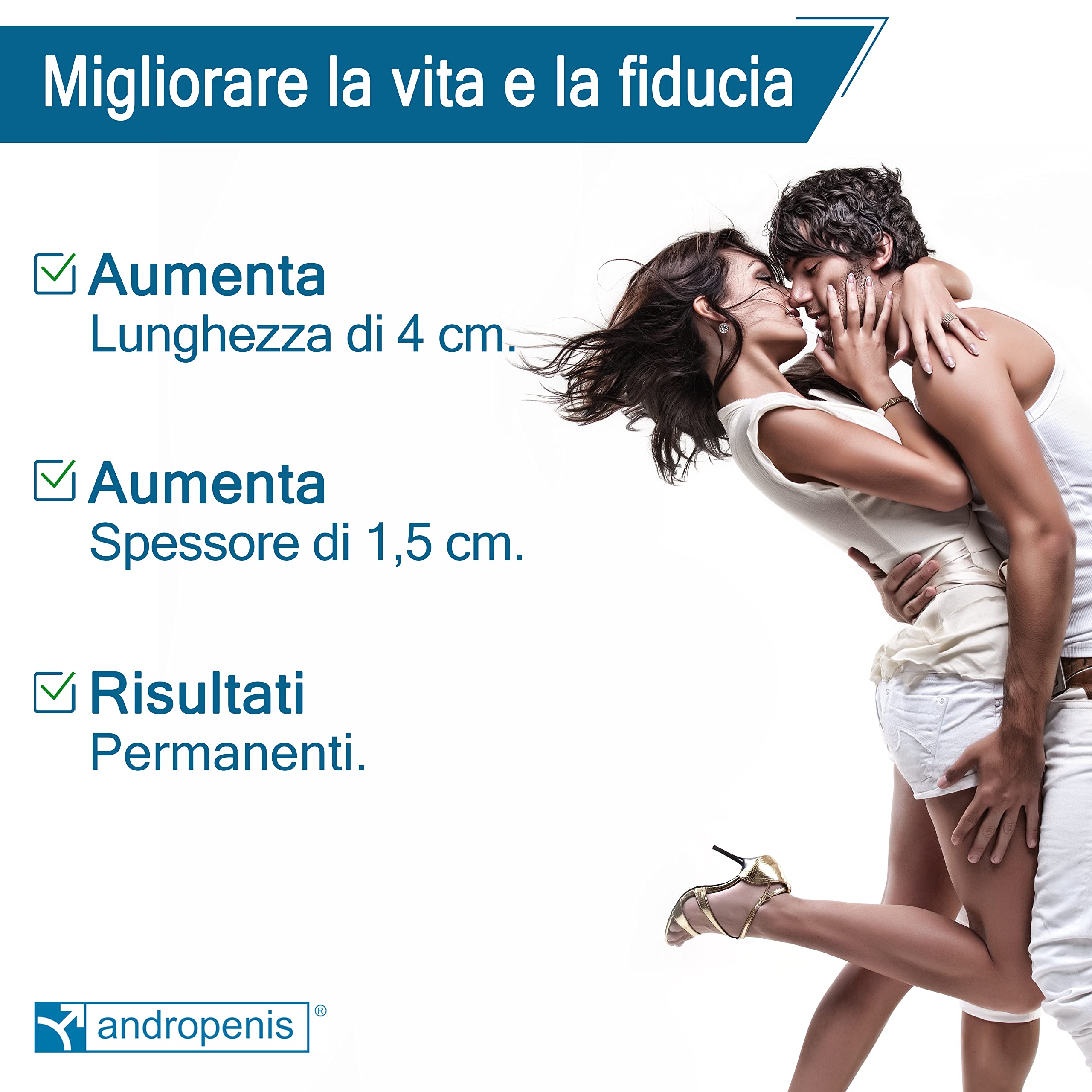 Andropenis Pro, Andropenis Pro Ingrandimento del pene con estensore del pene. Ingrandimento del pene tramite trazione Sviluppatore del pene sicuro per l'aumento senza chirurgia