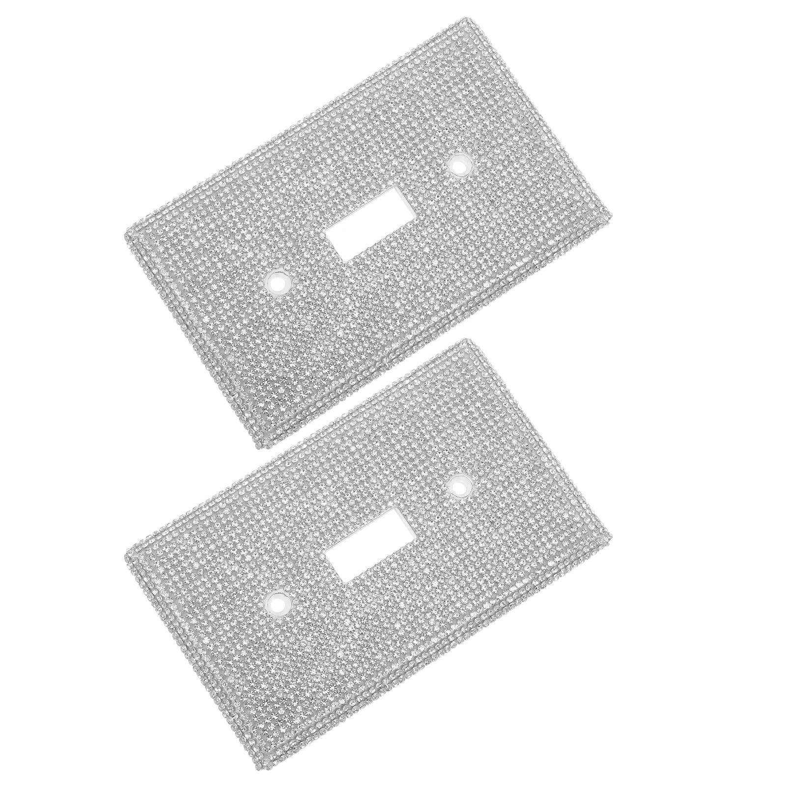 Accesorio moderno hogar Gadpiparty con placa de interruptor plateada y diseño brillante premium