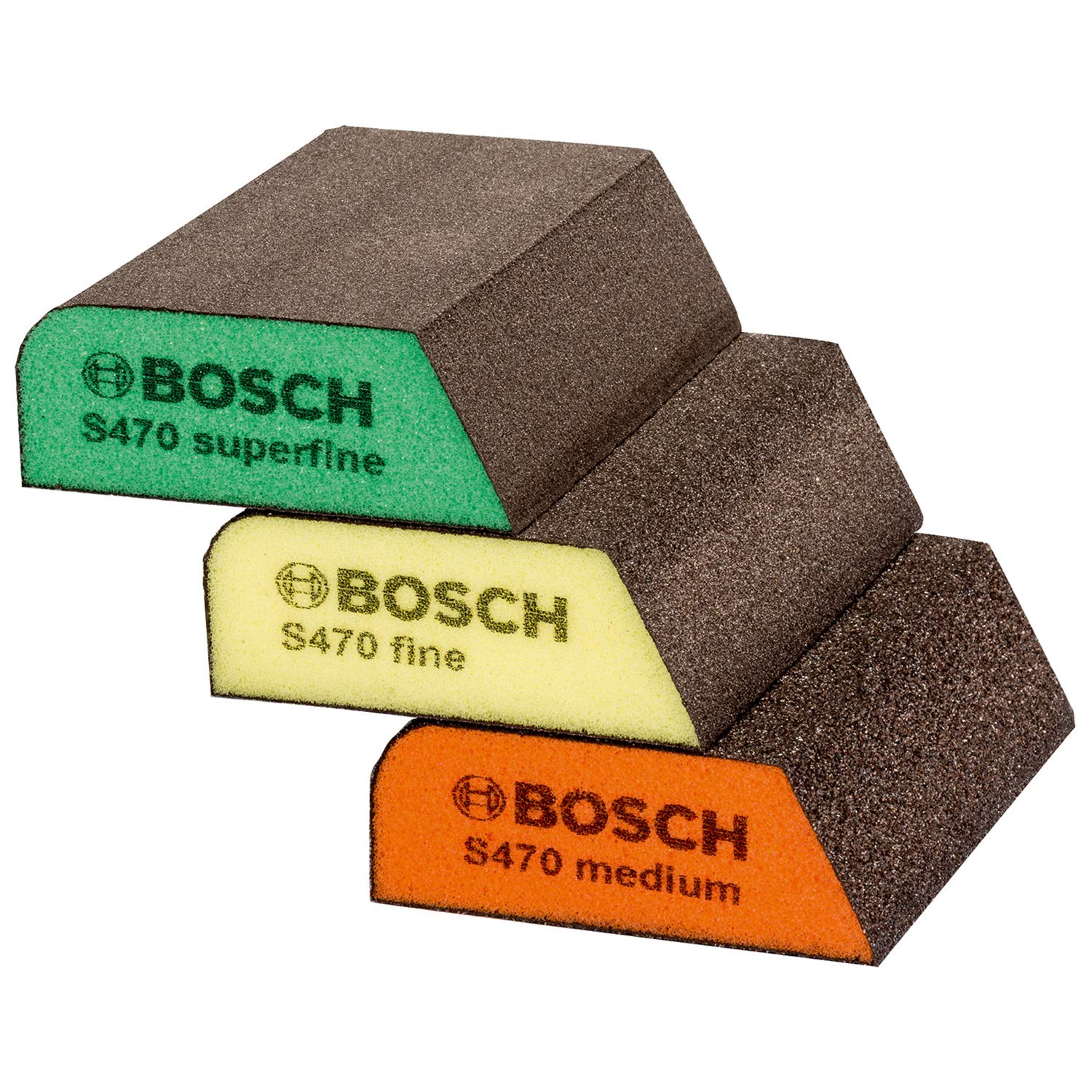BOSCH Accessoires - assort 3 blocs abrasifs combines s470 -