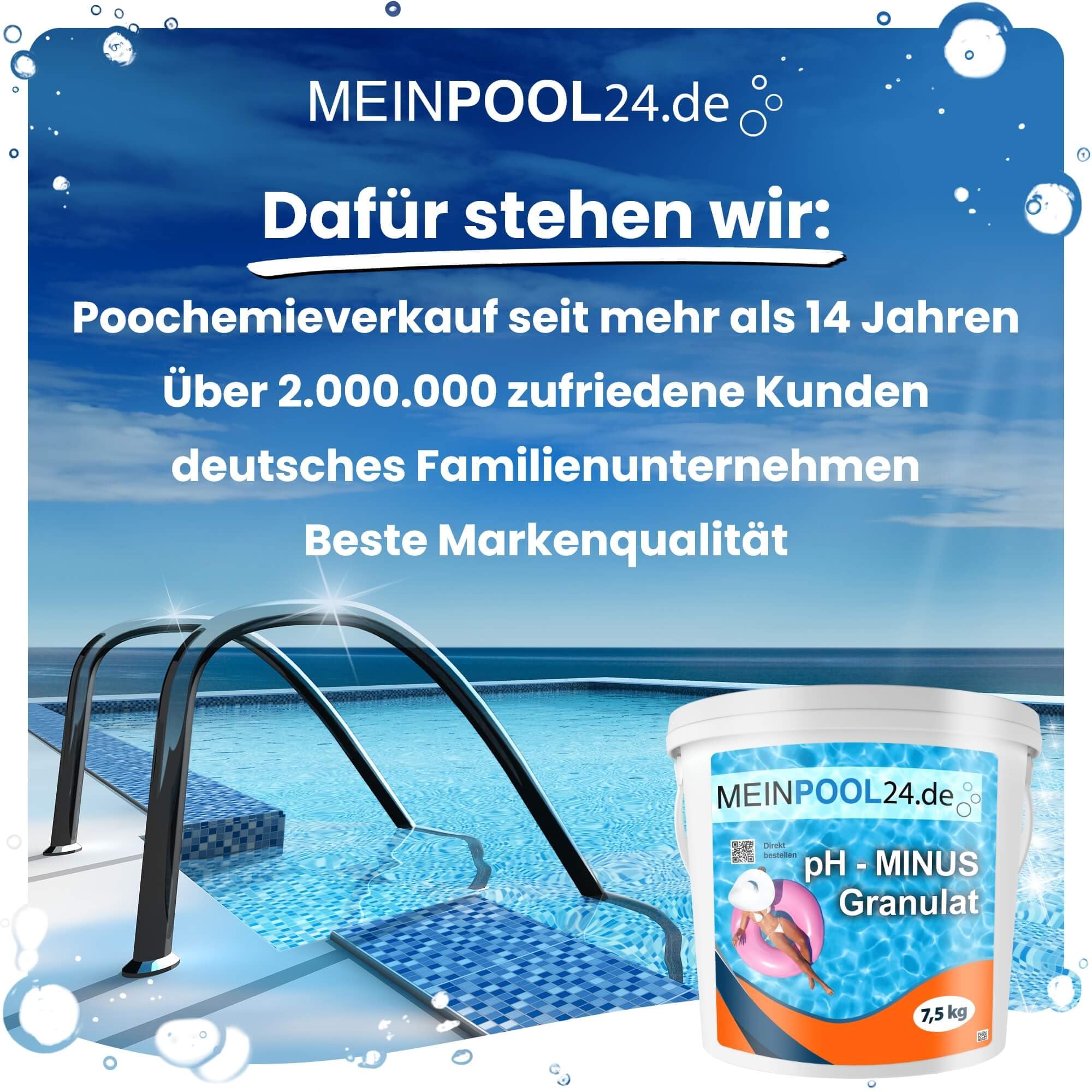 Meinpool24.de 15 kg pH-Senker Granulat für den Pool pH-Minus Granulat INNERHALB VON Deutschland (außer Inseln)