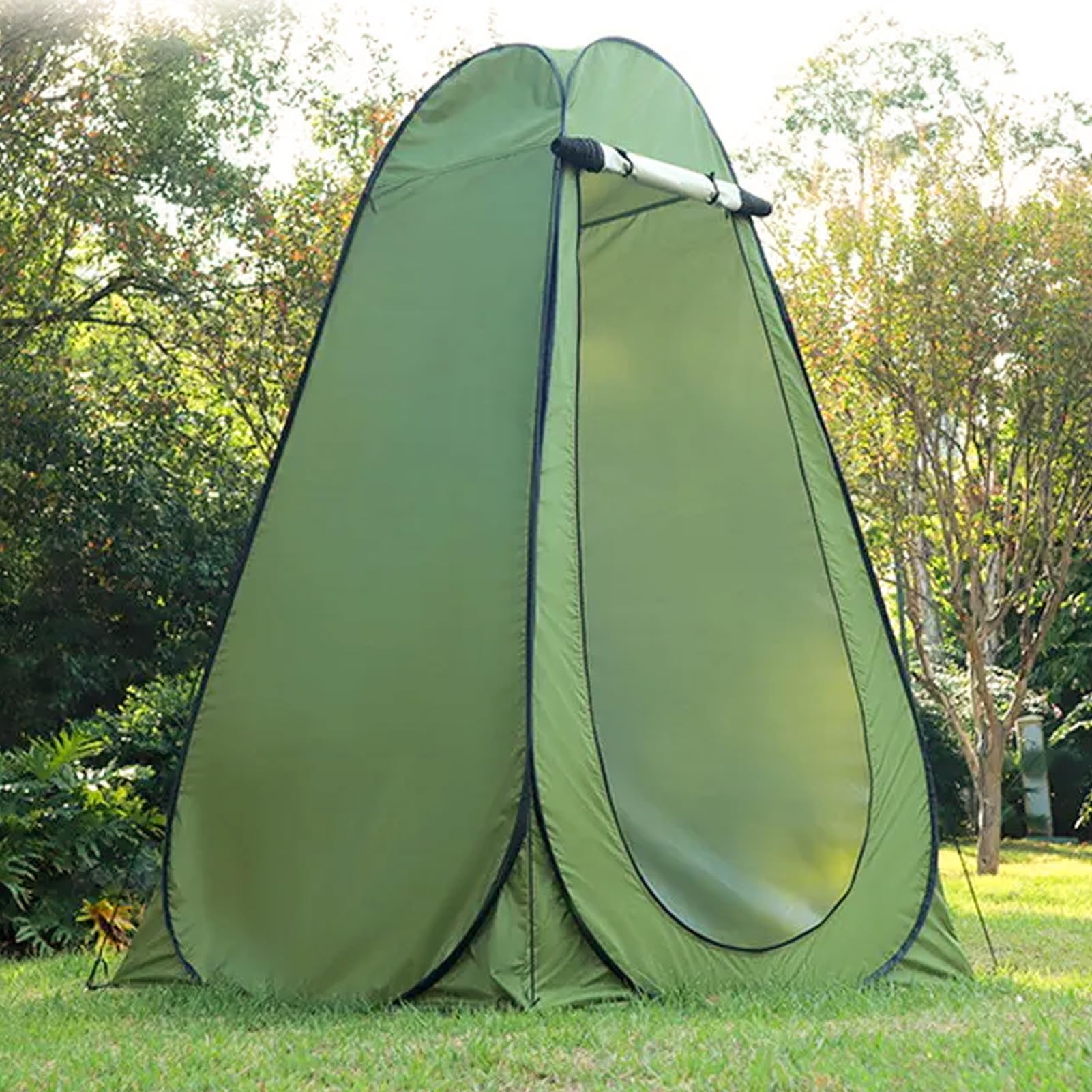 Campingzelt, Pop-Up Duschzelt,Toilettenzelt,Umkleidezelt,47.24 * 47.24 * 74.80in,Tragbar Mobile Umkleidekabine für Outdoor Wandern Strand Inklusive Tragetasche & Zubehö