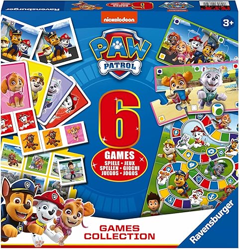 Miniatura 7 de Ravensburger Juego de compendio de juegos 6 en 1 de Paw Patrol para niños a partir de 3 años