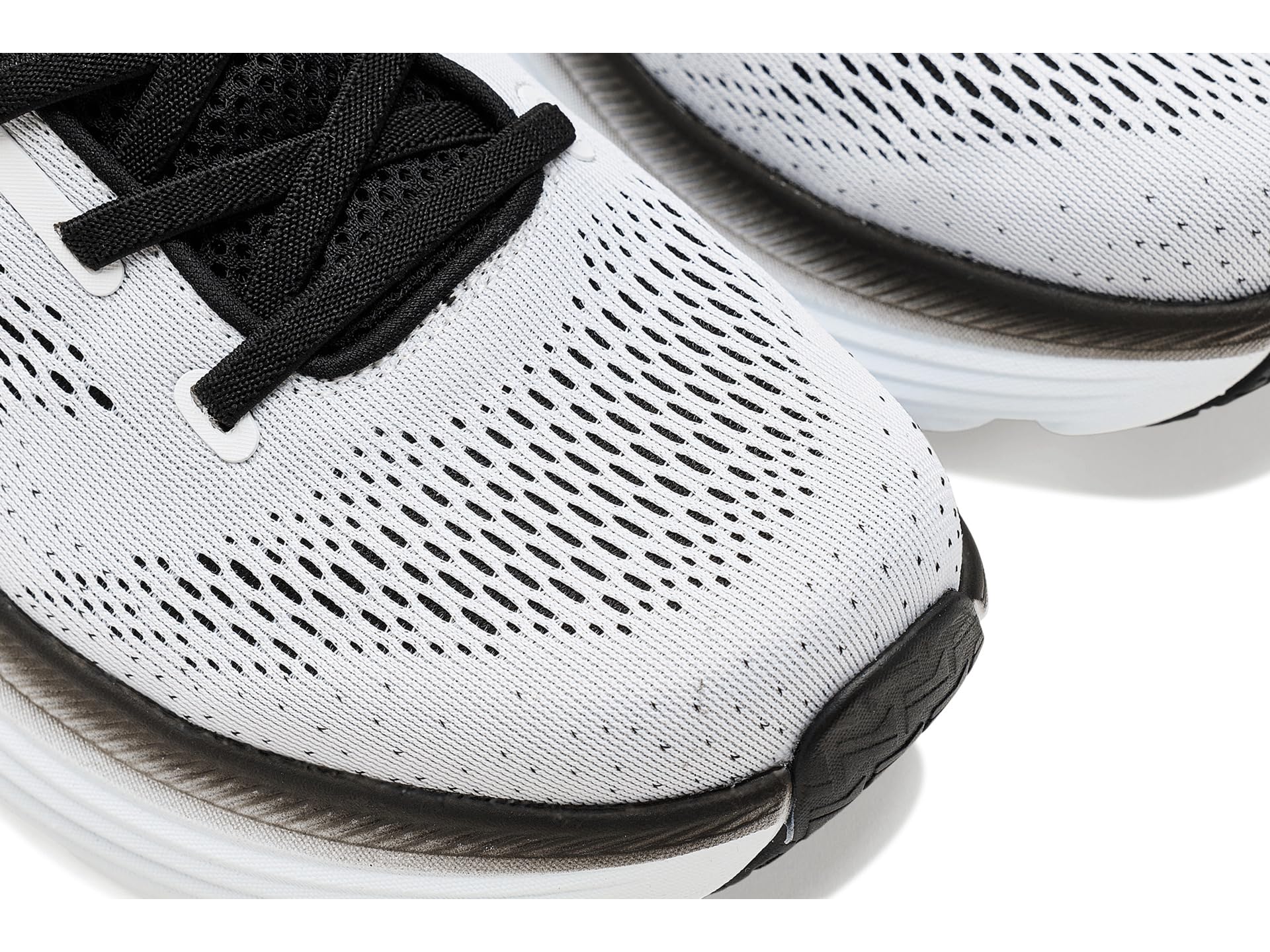 Skechers Max Cushioning Endeavour Kauska - Tenis de correr para hombre, Blanco/Negro, 10 X-Wide