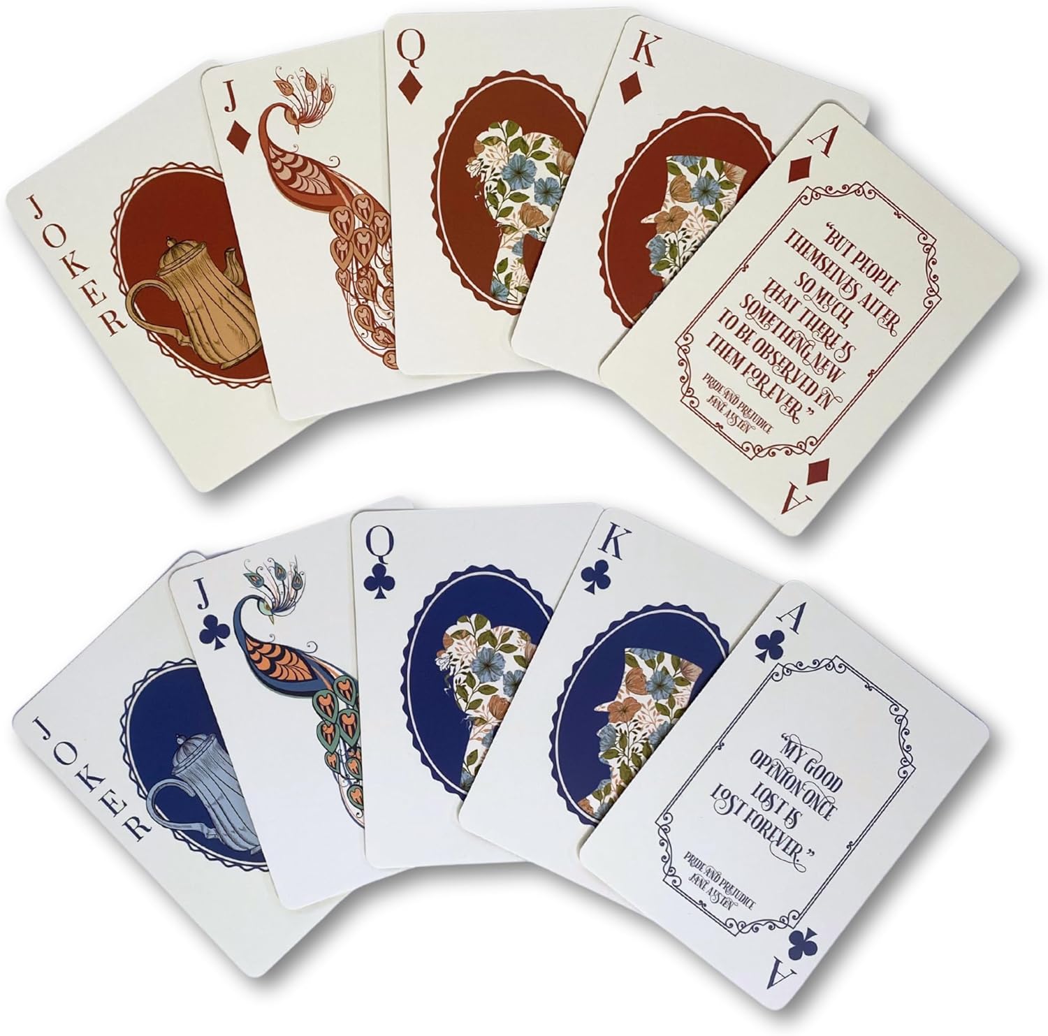 Steel Mill & Co Book Lovers Deck of Cards, Cute Novelty Playing Cards for Readers, Gift Set, Pride and Prejudice - Image 5