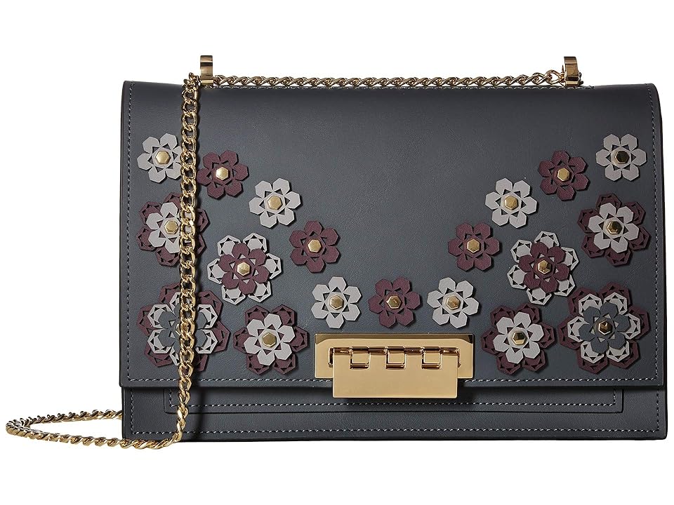 

ZAC Zac Posen Earthette Large Chain Shoulder (Iron Gate) Shoulder Handbags