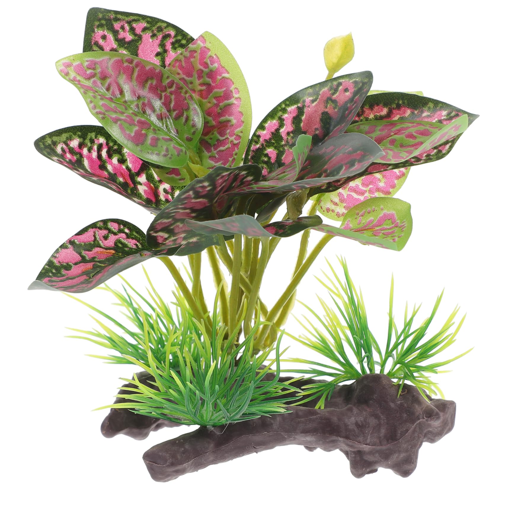 Abaodam Artificial Plant Ornament for Reptile Terrarium Simulation Plant Lizard Box Decor