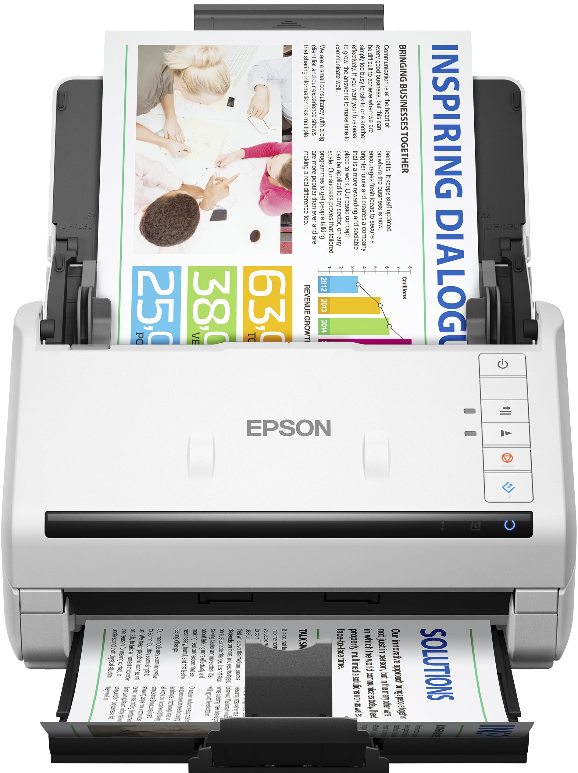 EPSON WorkForce DS530II Scanner USB 3.0 Flachbett 600DPI 30BIT
