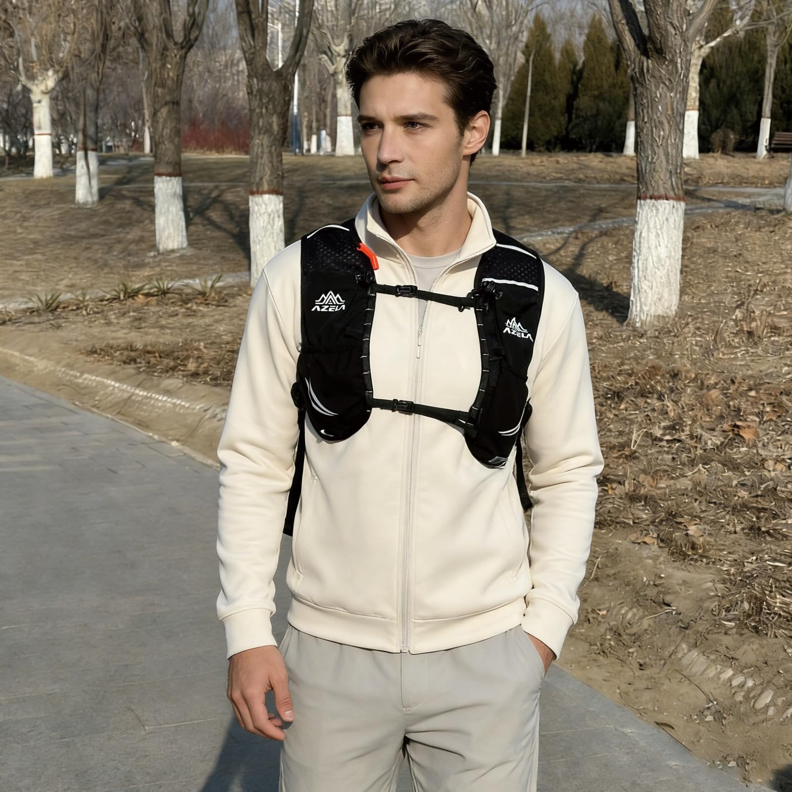 TRIWONDER Gilet Trail Hydratation Sac à Dos Running Léger | Homme Femme, Marathon, Randonnée, Vélo, Course