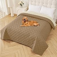 Vista 113 de Smiry Funda Impermeable para Cama de Perro Manta para Mascotas, Manta Suave y Lavable para Perros para Muebles Cama Sofá Sillón Reversible, a