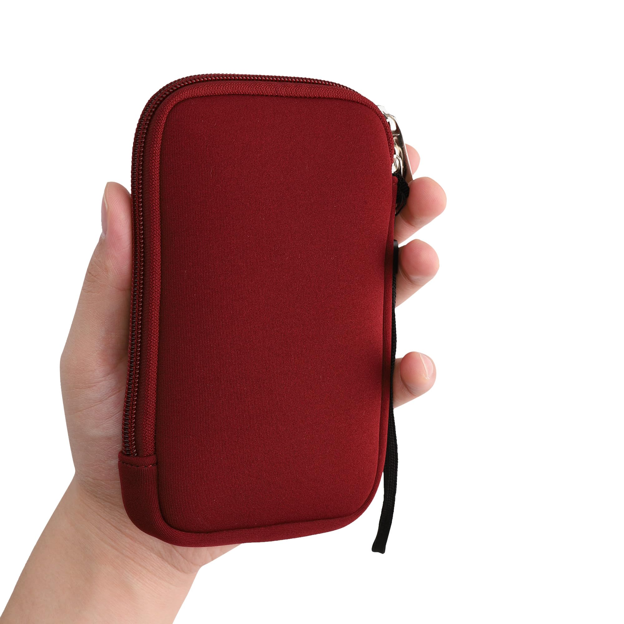 kwmobile Funda Compatible con Consola Nintendo 3DS XL - Estuche de Neopreno con Cremallera - en Burdeos