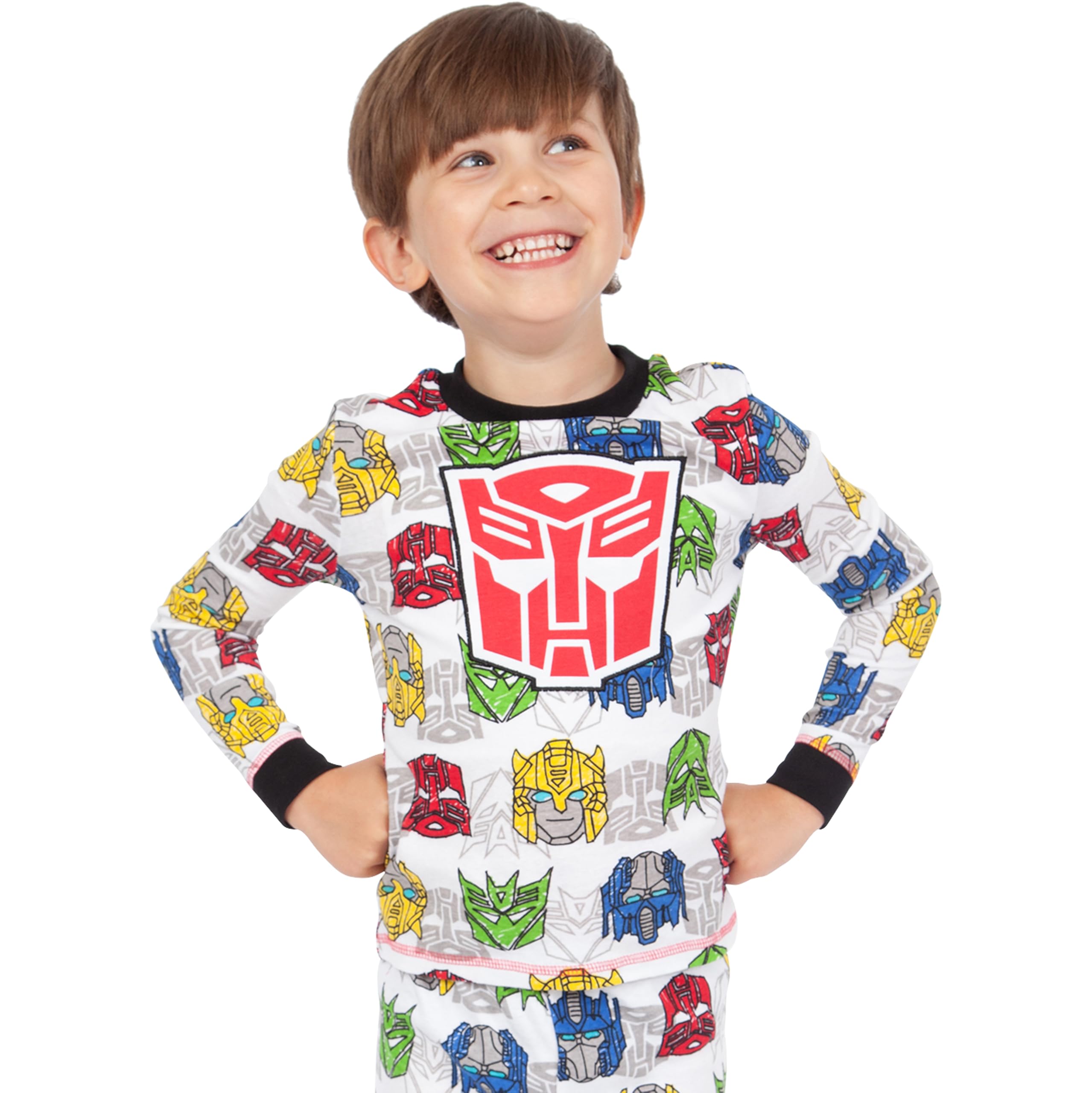 Transformers Pigiama a Maniche Lunga per Ragazzi vestibilità Stretta